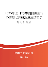 2025年全球與中國自由型氣彈簧現狀調研及發展趨勢走勢分析報告