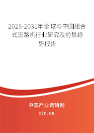 2025-2031年全球與中國組合式壓路機行業研究及前景趨勢報告