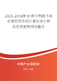 2025-2031年全球與中國飛機全球定位系統行業現狀分析及前景趨勢預測報告