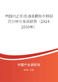 中國(guó)PLC無線通訊模塊市場(chǎng)研究分析與發(fā)展趨勢(shì)（2024-2030年）