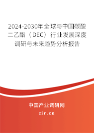 2024-2030年全球與中國碳酸二乙酯（DEC）行業發展深度調研與未來趨勢分析報告