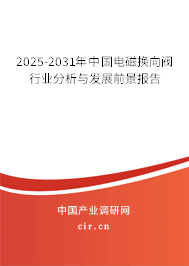 2025-2031年中國電磁換向閥行業分析與發展前景報告