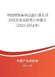 中國鐵路車輛設備行業現狀調研及發展趨勢分析報告（2025-2031年）