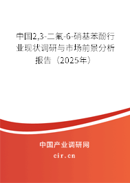 中國2,3-二氟-6-硝基苯酚行業現狀調研與市場前景分析報告（2025年）