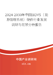 2024-2030年中國BEMS（能源管理系統）硬件行業發展調研與前景分析報告
