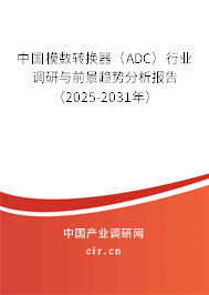 中國模數轉換器（ADC）行業調研與前景趨勢分析報告（2025-2031年）