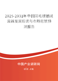 2024-2030年中國羽毛球拍減震器發展現狀與市場前景預測報告