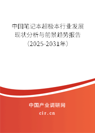 中國筆記本超極本行業發展現狀分析與前景趨勢報告（2025-2031年）