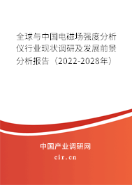 全球與中國電磁場強度分析儀行業(yè)現(xiàn)狀調(diào)研及發(fā)展前景分析報告（2022-2028年）