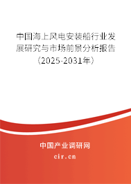 中國(guó)海上風(fēng)電安裝船行業(yè)發(fā)展研究與市場(chǎng)前景分析報(bào)告（2025-2031年）
