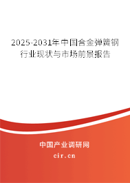 2024-2030年中國合金彈簧鋼行業(yè)現(xiàn)狀與市場前景報(bào)告