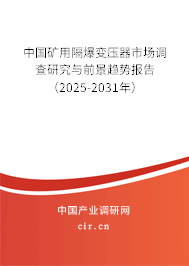 中國礦用隔爆變壓器市場調查研究與前景趨勢報告（2025-2031年）