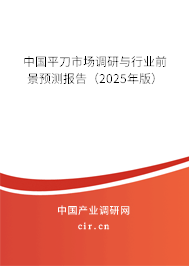 中國平刀市場調(diào)研與行業(yè)前景預(yù)測報(bào)告（2025年版）