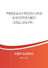 中國加油站市場調查分析及發展前景預測報告（2012/2013年）