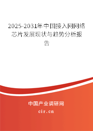 2025-2031年中國接入網(wǎng)網(wǎng)絡(luò)芯片發(fā)展現(xiàn)狀與趨勢分析報告