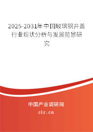 2025-2031年中國玻璃鋼井蓋行業現狀分析與發展前景研究