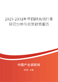 2025-2031年中國制丸機行業研究分析與前景趨勢報告