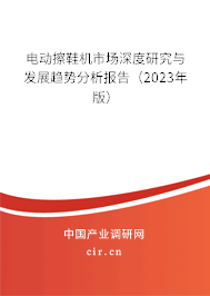 電動擦鞋機市場深度研究與發(fā)展趨勢分析報告（2023年版）