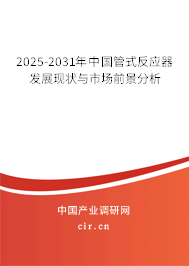 2025-2031年中國管式反應器發展現狀與市場前景分析
