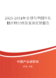 2025-2031年全球與中國牛軋糖市場分析及發展前景報告