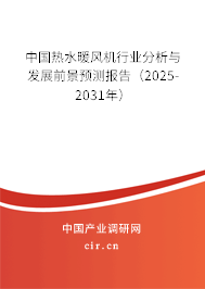 中國熱水暖風(fēng)機(jī)行業(yè)分析與發(fā)展前景預(yù)測報告（2025-2031年）