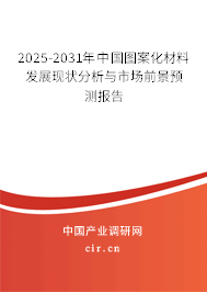 2025-2031年中國圖案化材料發(fā)展現(xiàn)狀分析與市場前景預(yù)測(cè)報(bào)告
