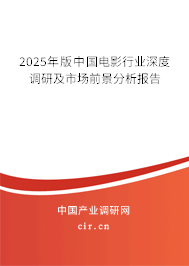 2025年版中國電影行業深度調研及市場前景分析報告