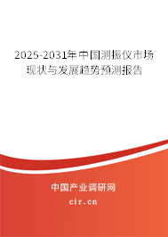 2025-2031年中國測振儀市場現狀與發展趨勢預測報告
