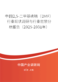 中國2,5-二甲基呋喃（DMF）行業現狀調研與行業前景分析報告（2025-2031年）