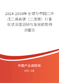2024-2030年全球與中國二環戊二烯合鐵（二茂鐵）行業現狀深度調研與發展趨勢預測報告