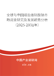 全球與中國熔鹽級硝酸鈉市場調查研究及發展趨勢分析（2025-2031年）