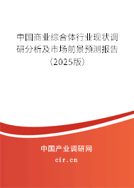 中國商業綜合體行業現狀調研分析及市場前景預測報告（2025版）