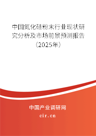 中國(guó)氮化硅粉末行業(yè)現(xiàn)狀研究分析及市場(chǎng)前景預(yù)測(cè)報(bào)告（2025年）