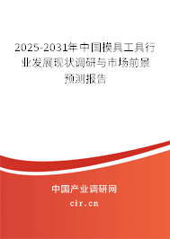2025-2031年中國模具工具行業發展現狀調研與市場前景預測報告 2025-2031年中國模具工具行業發展現狀調研與市場前景預測報告