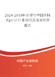 2024-2030年全球與中國手持式pH計行業研究及發展前景報告
