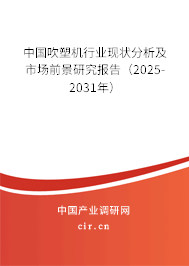 中國吹塑機行業(yè)現(xiàn)狀分析及市場前景研究報告（2025-2031年）