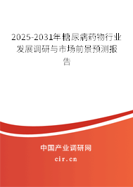 2025-2031年糖尿病藥物行業發展調研與市場前景預測報告 2025-2031年糖尿病藥物行業發展調研與市場前景預測報告
