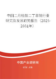 中國二月桂酸二丁基錫行業研究及發展趨勢報告（2025-2031年）