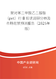 聚對苯二甲酸乙二醇酯（pet）行業現狀調研分析及市場前景預測報告（2025年版）