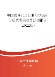 中國管件安全行業現狀調研分析及發展趨勢預測報告（2022版）