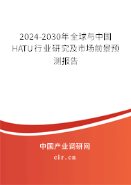 2024-2030年全球與中國HATU行業研究及市場前景預測報告 2024-2030年全球與中國HATU行業研究及市場前景預測報告