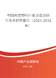 中國合成塑料行業深度調研與發展趨勢報告（2025-2031年）