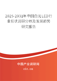 2025-2031年中國白光LED行業現狀調研分析及發展趨勢研究報告