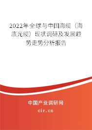 2022年全球與中國海纜（海底光纜）現狀調研及發展趨勢走勢分析報告