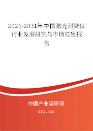 2025-2031年中國激光測微儀行業(yè)發(fā)展研究與市場前景報告