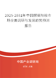 2024-2030年中國(guó)替莫唑胺市場(chǎng)全面調(diào)研與發(fā)展趨勢(shì)預(yù)測(cè)報(bào)告