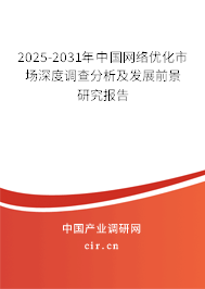 2025-2031年中國網絡優化市場深度調查分析及發展前景研究報告