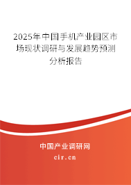 2025年中國手機產(chǎn)業(yè)園區(qū)市場現(xiàn)狀調研與發(fā)展趨勢預測分析報告