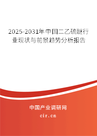 2025-2031年中國二乙硫醚行業現狀與前景趨勢分析報告 2025-2031年中國二乙硫醚行業現狀與前景趨勢分析報告