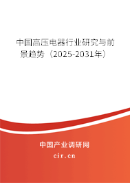 中國高壓電器行業(yè)研究與前景趨勢(shì)（2025-2031年）